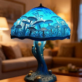 Julien - Lampe de bureau bleue avec une ambiance mystique